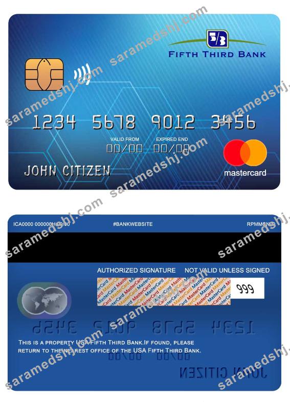 USA Fifth Third Bank mastercard